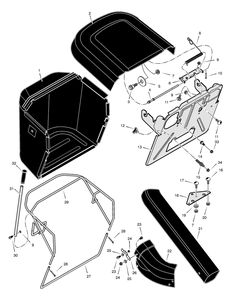 Part Location Diagram of F-010904J Murray Book, Instruction